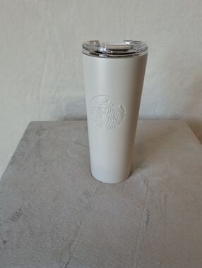 Starbucks Iridescent/Pearl White 16 Oz. Tumbler-NWOT